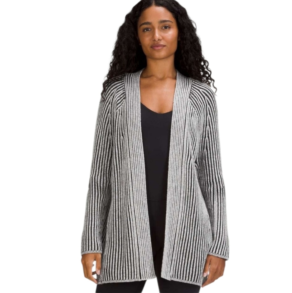 Lululemon Cotton-Cashmere Blend Sweater Wrap